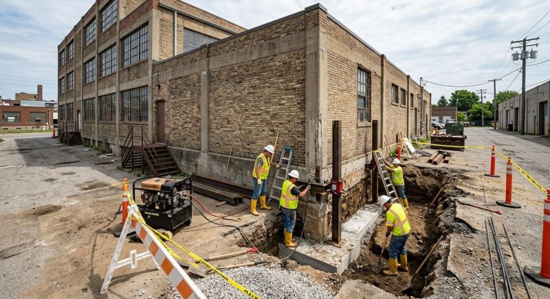 Building Foundation Repair detail